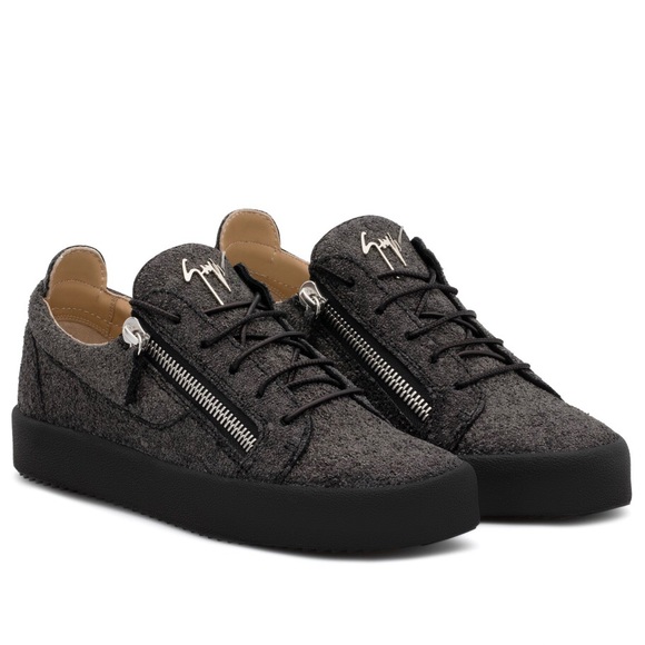 GIUSEPPE ZANOTTI Black Subtle Shine Sneaker - NEW - Picture 2 of 8